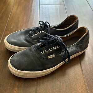 Vans Men’s Navy Leather size 11